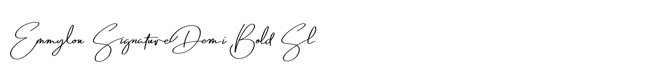 Emmylou Signature Demi Bold Sl